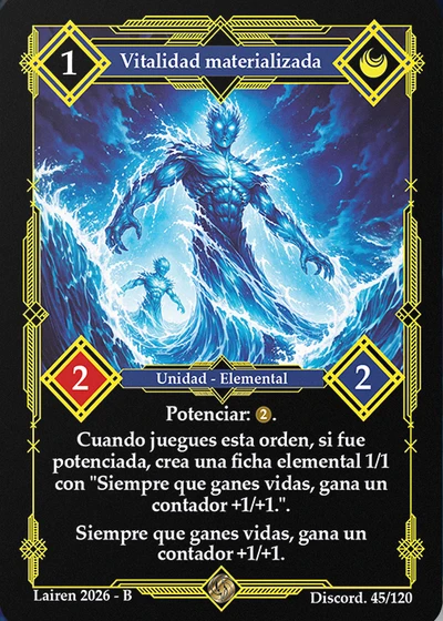 Vitalidad materializada