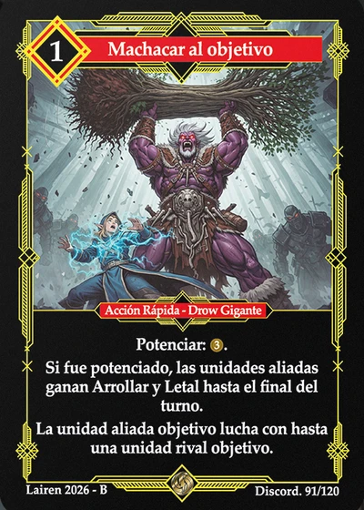 Machacar al objetivo