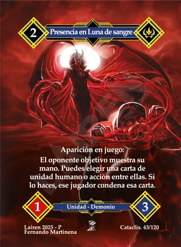 PRESENCIA EN LUNA DE SANGRE