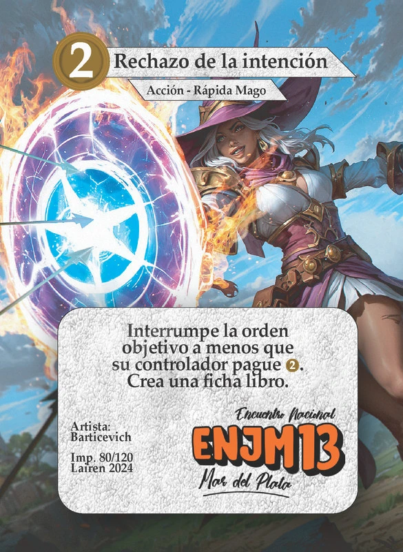 RECHAZO DE LA INTENCION